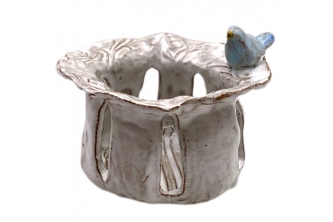 Sponge Holder w/Bird