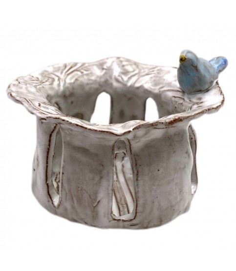 Sponge Holder w/Bird