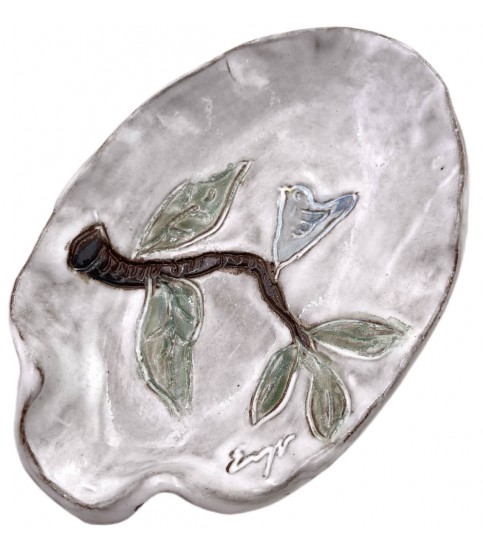 Spoon Rest w/Blue Bird HOME DECOR