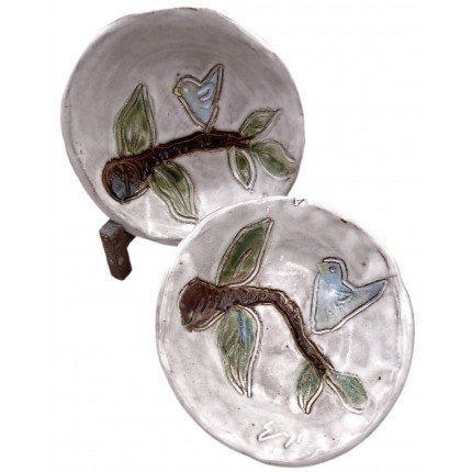 Ring Dish Blue Bird TRINKET & RING DISHES