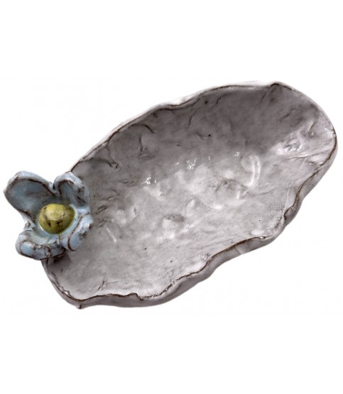Tater Dish  w/Flower TRINKET & RING DISHES