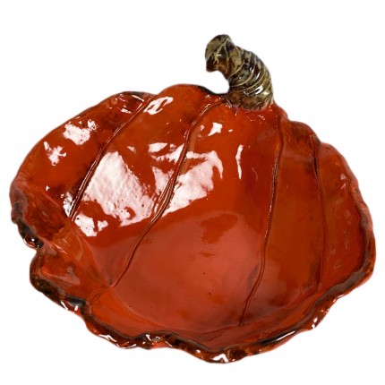 Corner Dip Bowl Pumpkin Orange