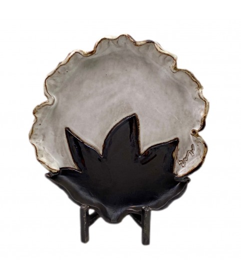 Cotton Boll Salad Plate  8½”