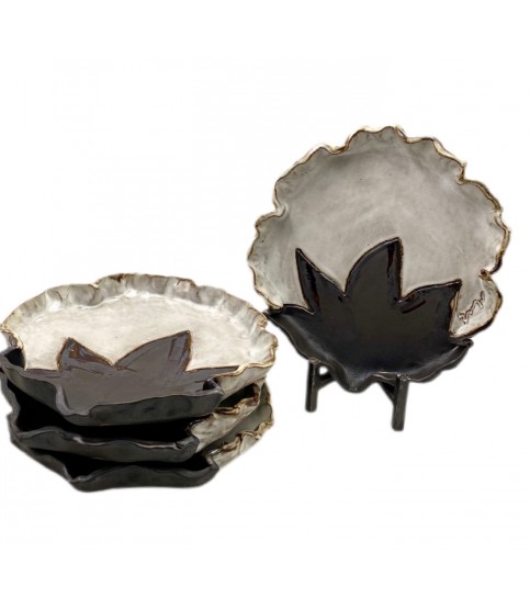 Cotton Boll Salad Plate  8½”