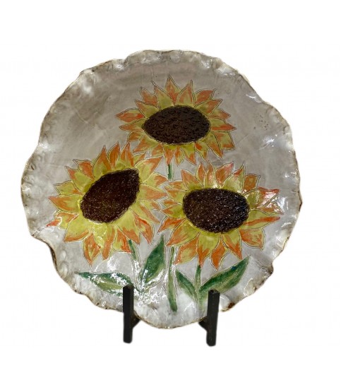 Sunflower Serving Bowl
