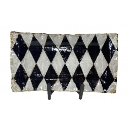 XLg Rectangle Server Harlequin 20" X 11"
