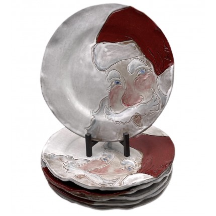 Santa Dinner Plate 10 ½"