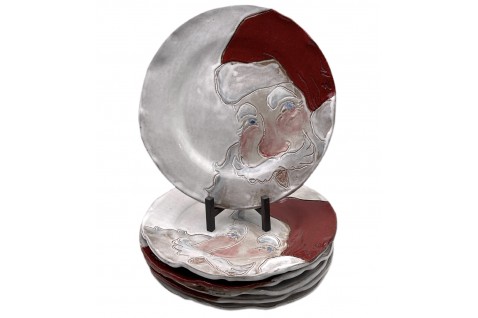 Santa Dinner Plate 10 ½"