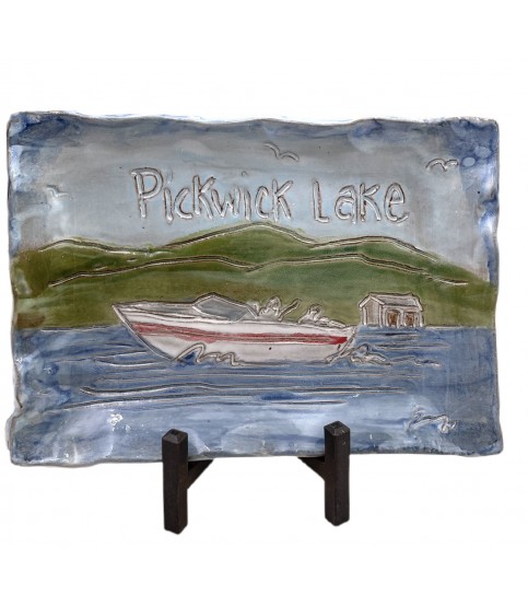 Picwic Lake 6" X 9" Tray Speed Boat