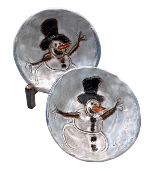 Ring Dish Snowman