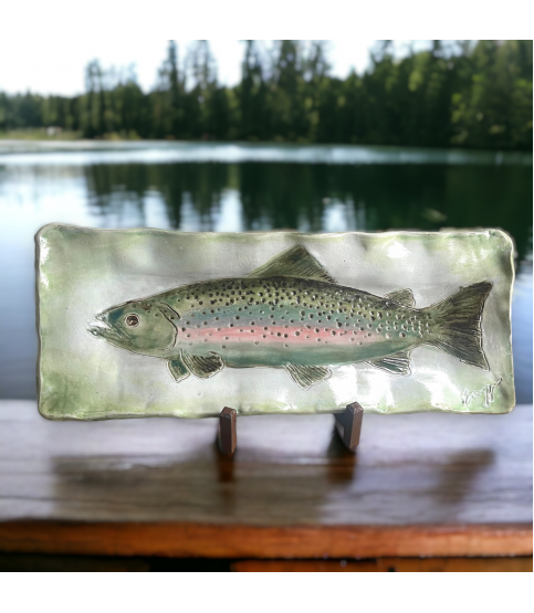 Rainbow Trout Server 19" X 7"