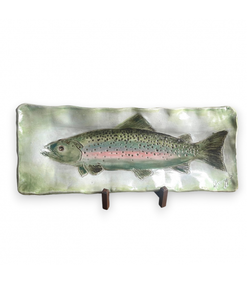 Rainbow Trout Server 19" X 7"