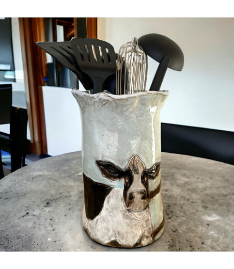 Utensil Holder - Cow