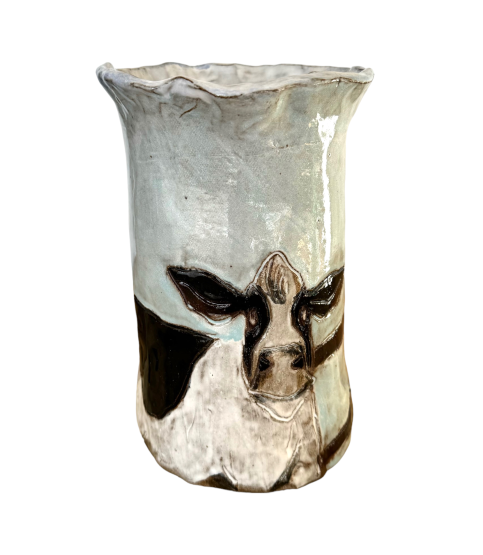 Utensil Holder - Cow
