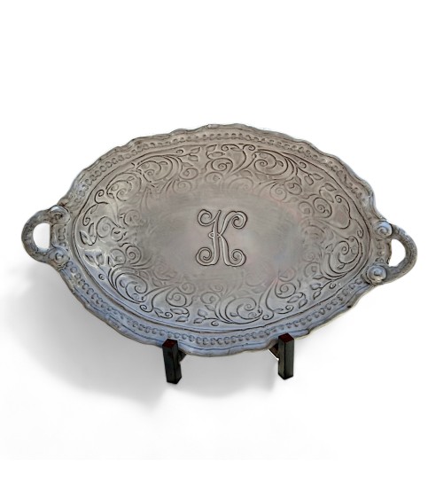 Small Lizzy Veronica Server w/Handles and Single Initial