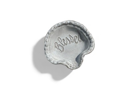 Mini Spoon Rest w/Blessed 4"