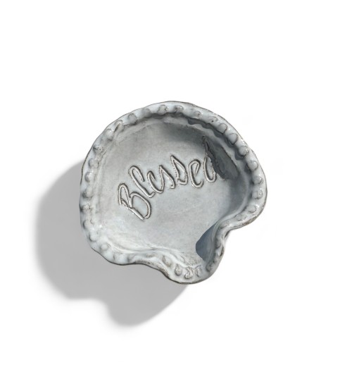 Mini Spoon Rest w/Blessed 4"