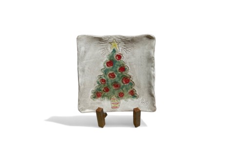 Christmas Tree Tray 7" X 7"