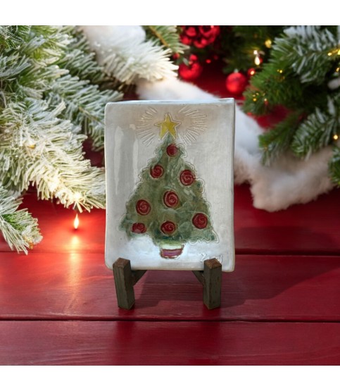 Christmas Tree Tray 4" X 6"