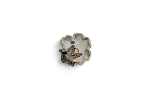 Cotton Boll Mini Ring Dish 2"