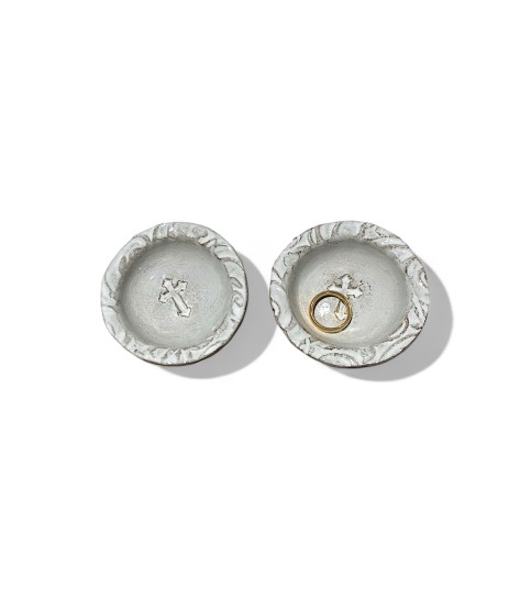 Mini Ring Dish w/Cross Oxford 2"