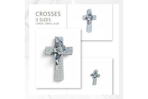 Cross Antique White