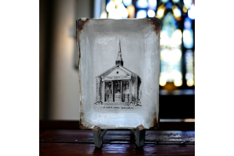 First Baptist  Chuch Sketch Guntersville, AL 6" X 9"