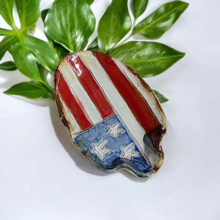 Spoon Rest w/Flag