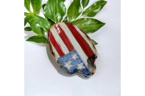 Spoon Rest w/Flag