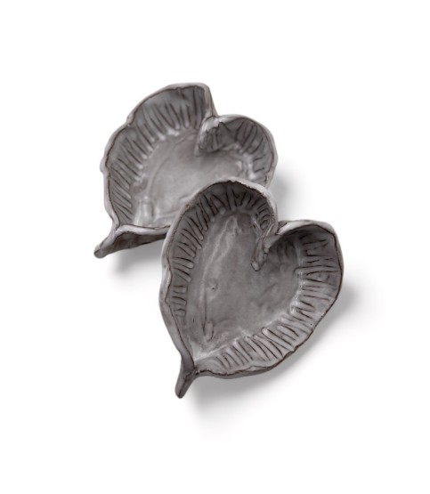 Heart 6" Antique White