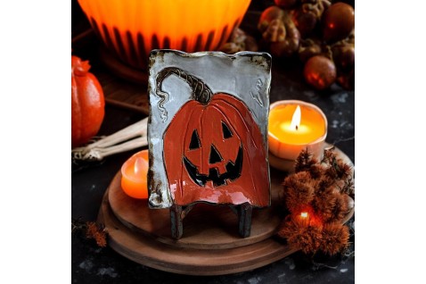 Jack-O-Lantern Tray 4" X 6"