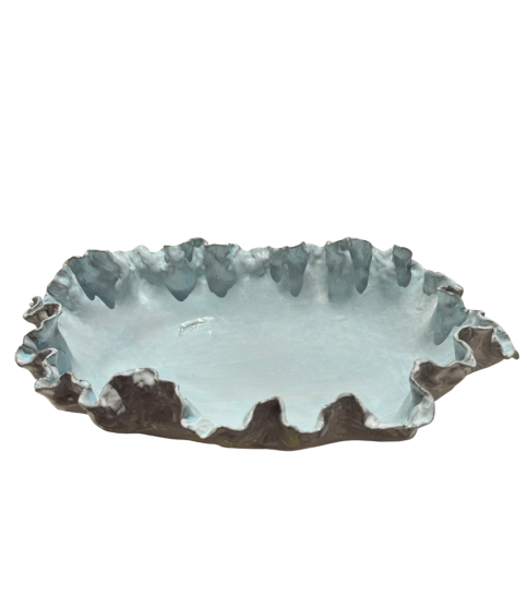 Joy Yvonne Server XLg.  Appox. 19" X 14" X 4"