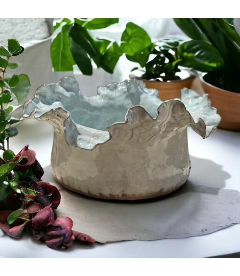 Julia Anne Oval Container Approx. 10"L  X  8"W  X  4.5"D