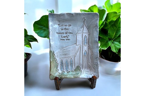 Let us go to the house of the Lord 6X9 Tray