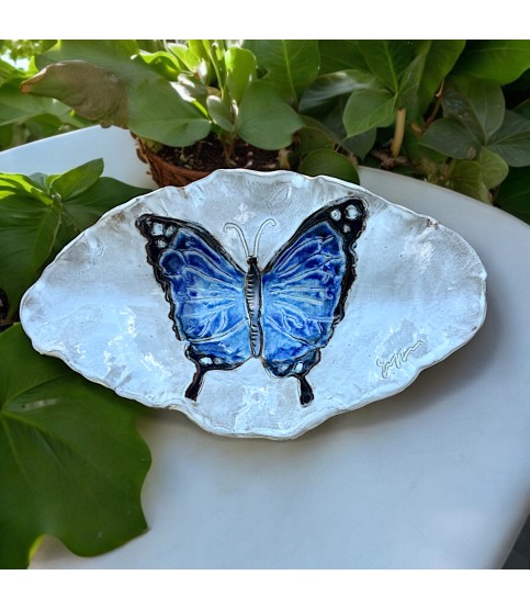 Lindley Brooks Free Form Butterfly Server Small 12" X 6 ½"