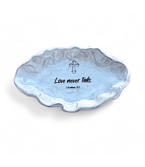 Love never fails.