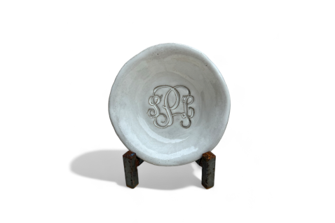 Monogrammed 4" Ring Dish