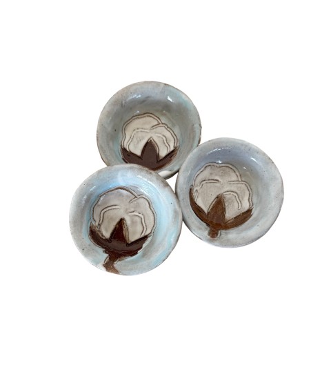 Mini Ring dish Round w/Cotton 2"