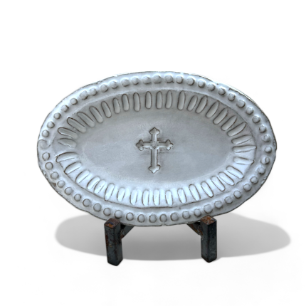 Oval Cross Tray Montgomery 6"