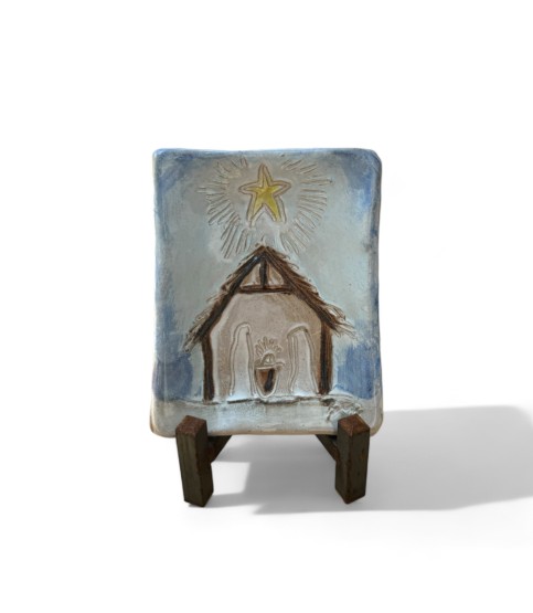 Nativity Tray  4" X 6"
