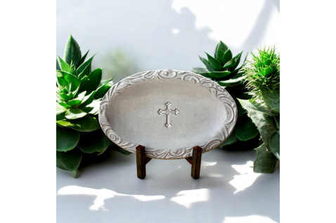 Oval Cross Tray Oxford