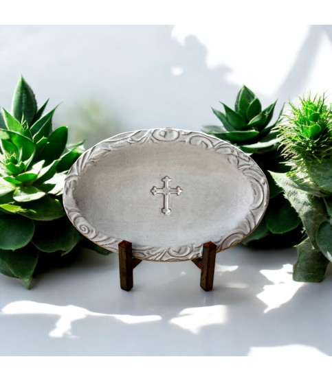 Oval Cross Tray Oxford