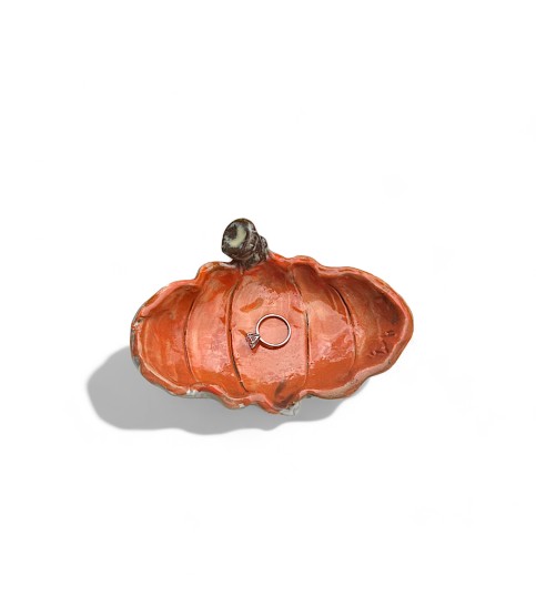 Vase 10" X 7" Pumpkin Antique White
