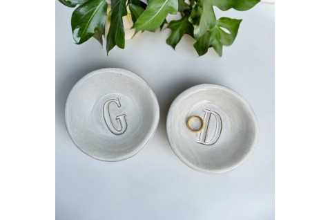 Ring Dish St. Simons Block Letter
