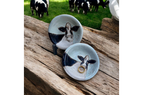Ring Dish Cow