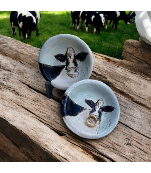 Ring Dish Cow