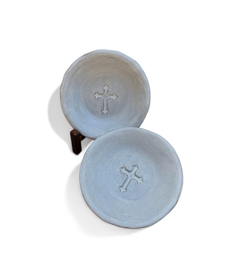 Ring Dish w/Cross St. Simons 4"