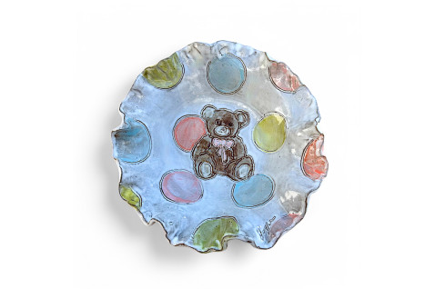 Teddy Bear Bowl Approx. 10.5" 