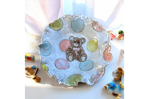 Teddy Bear Bowl Approx. 10.5" 