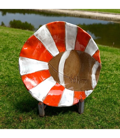 Tennessee Football Serving Bowl Approx. 10.5" Diam.